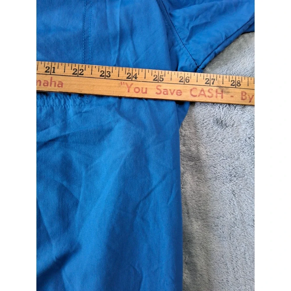 Columbia Mens Omni-Shade Blue Long Sleeve Fishing Hiking Shirt 2XT Tall‎